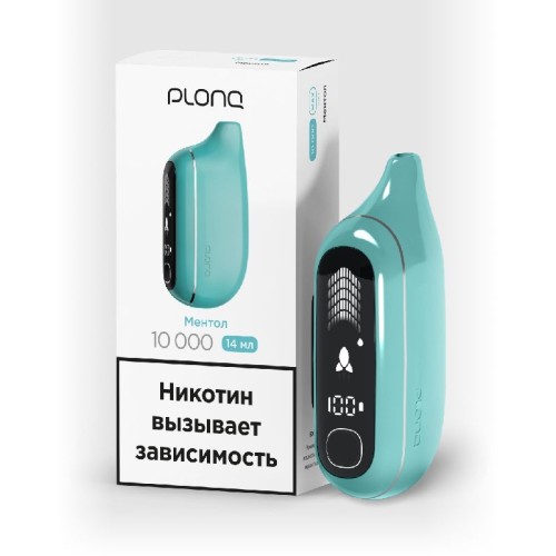 Электронная сигарета PLONQ MAX PRO 10000 затяжек Ментол